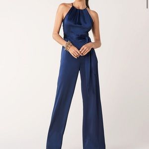 DVF Constantina Satin jumpsuit size 0